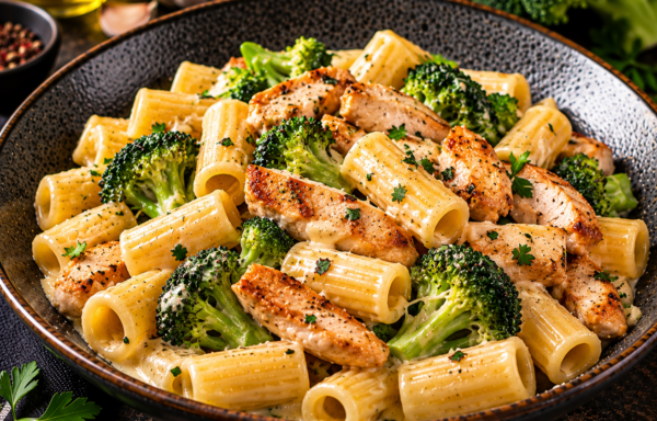 160-Pasta broccoli e pollo