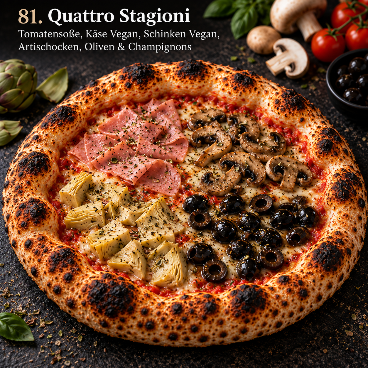 81. Vegan Quattro Stagioni —