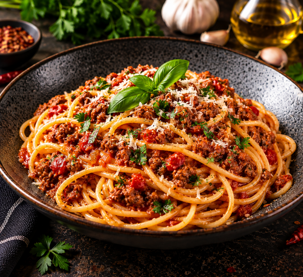 152-pasta Bolognese