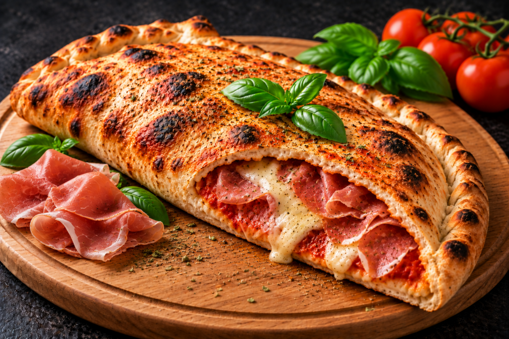 Vegan Calzone Prosciutto