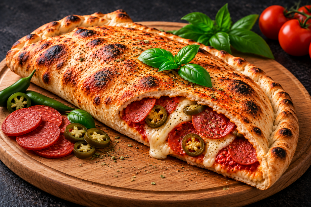 Vegan Calzone Diavola