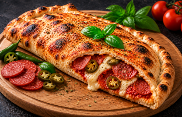 Vegan Calzone Diavola