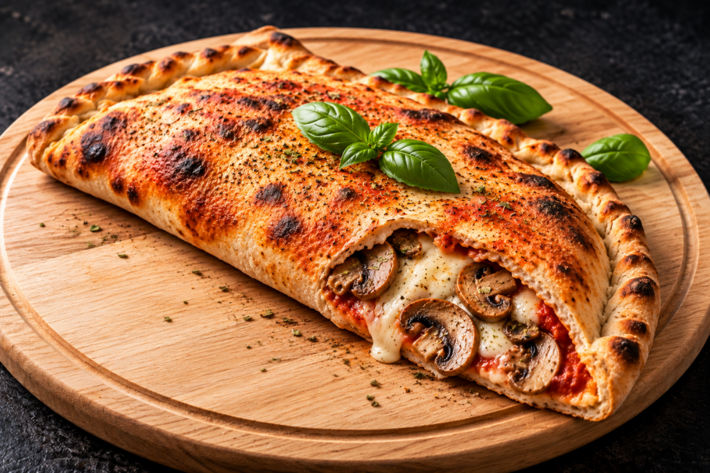 Vegan Calzone Funghi
