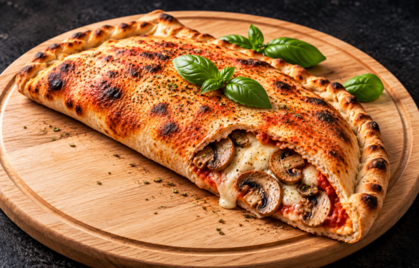 Vegan Calzone Funghi
